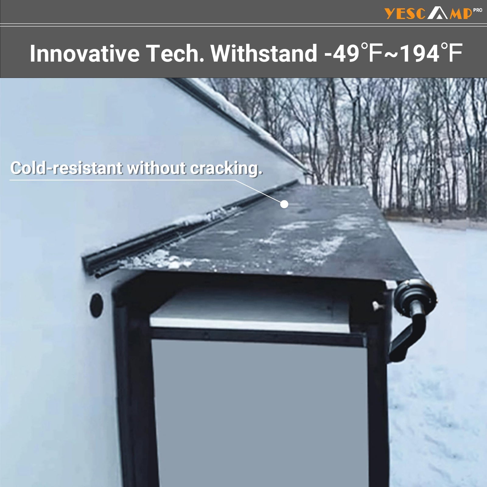 YESCAMP Modular RV Slide-Out Awning Topper Kit