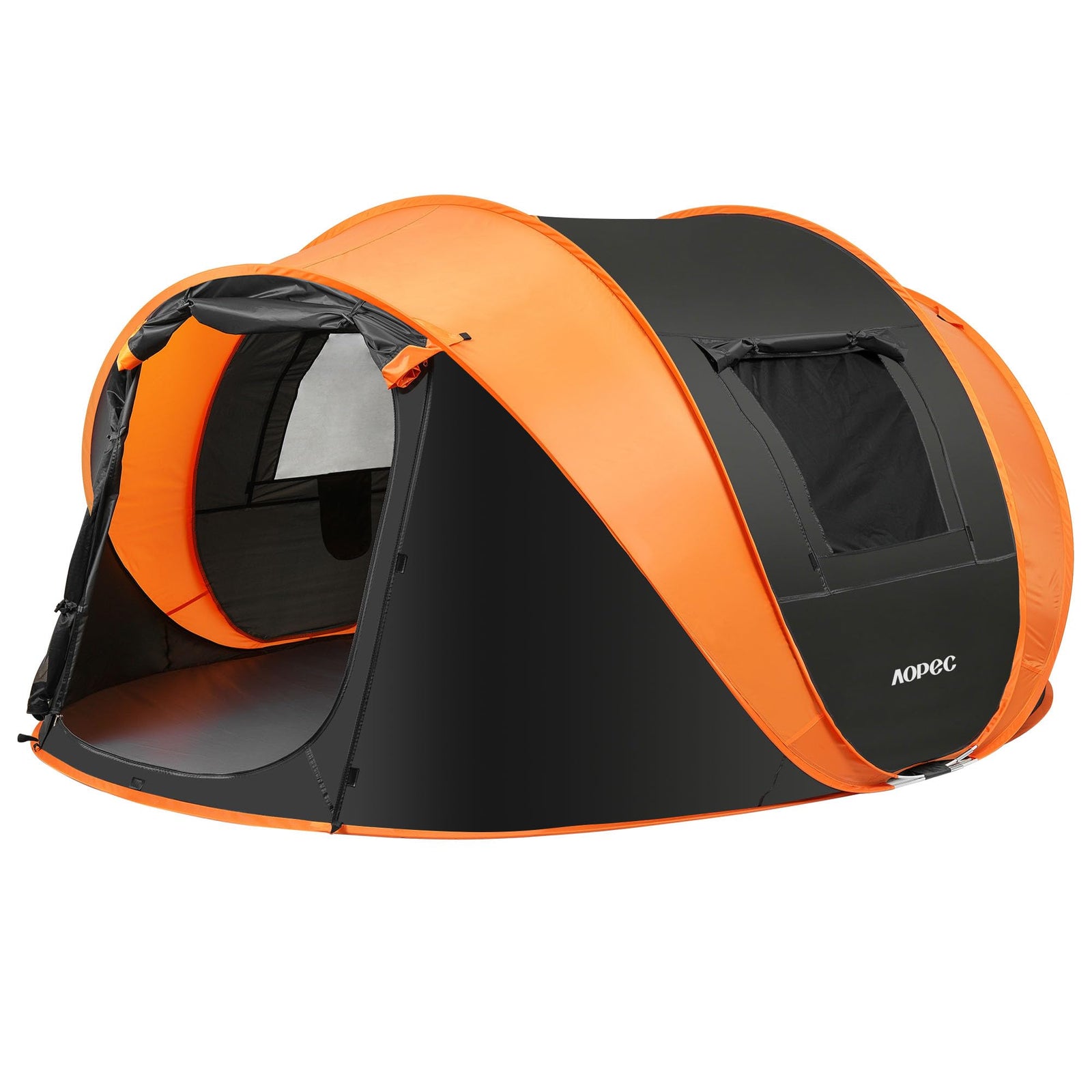 2-6 Person PU4500mm Pop-Up Camping Tent with Porch