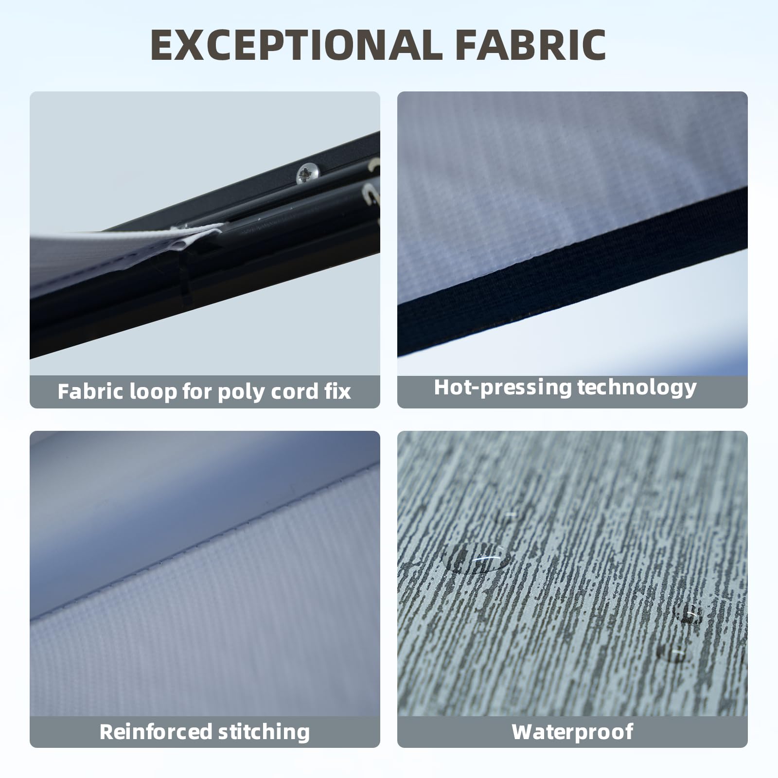 EROMMY Electric Modular Retractable RV Awning Kit