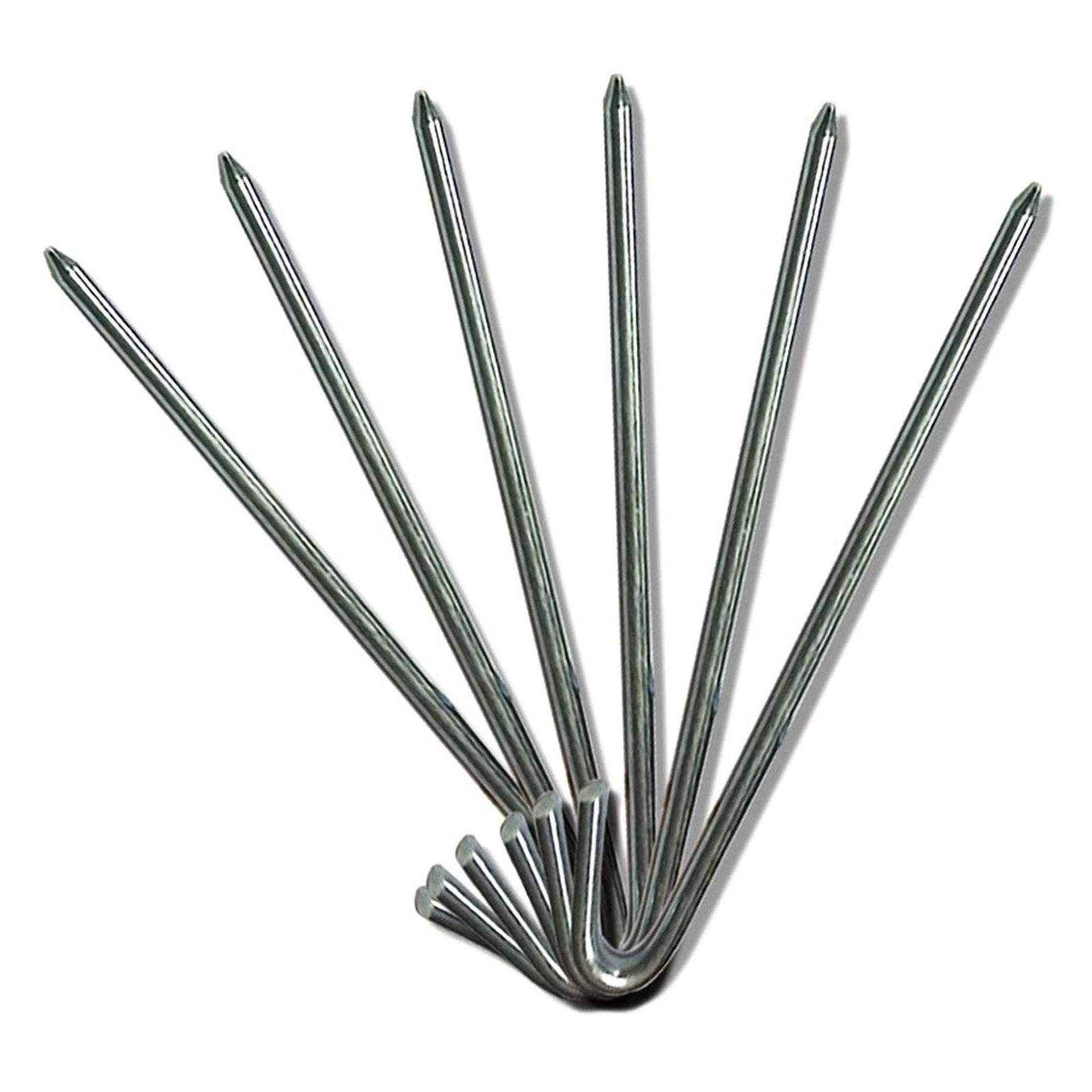 Heavy-Duty Steel Tent Stakes for Camping and Events