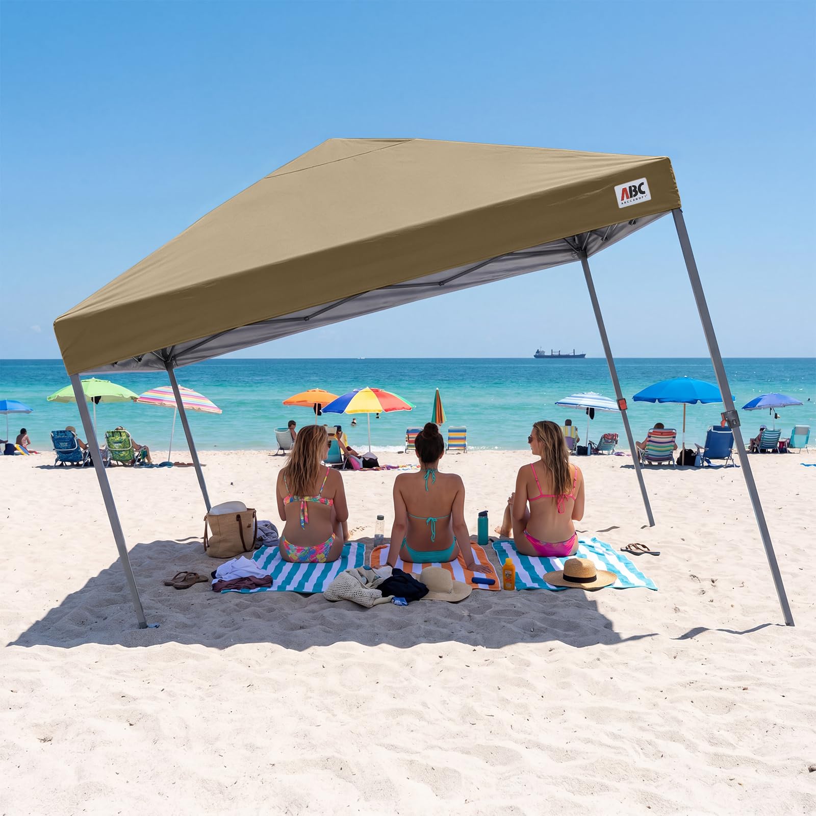 10x10 Heavy-Duty Pop-Up Canopy Tent with Sandbags