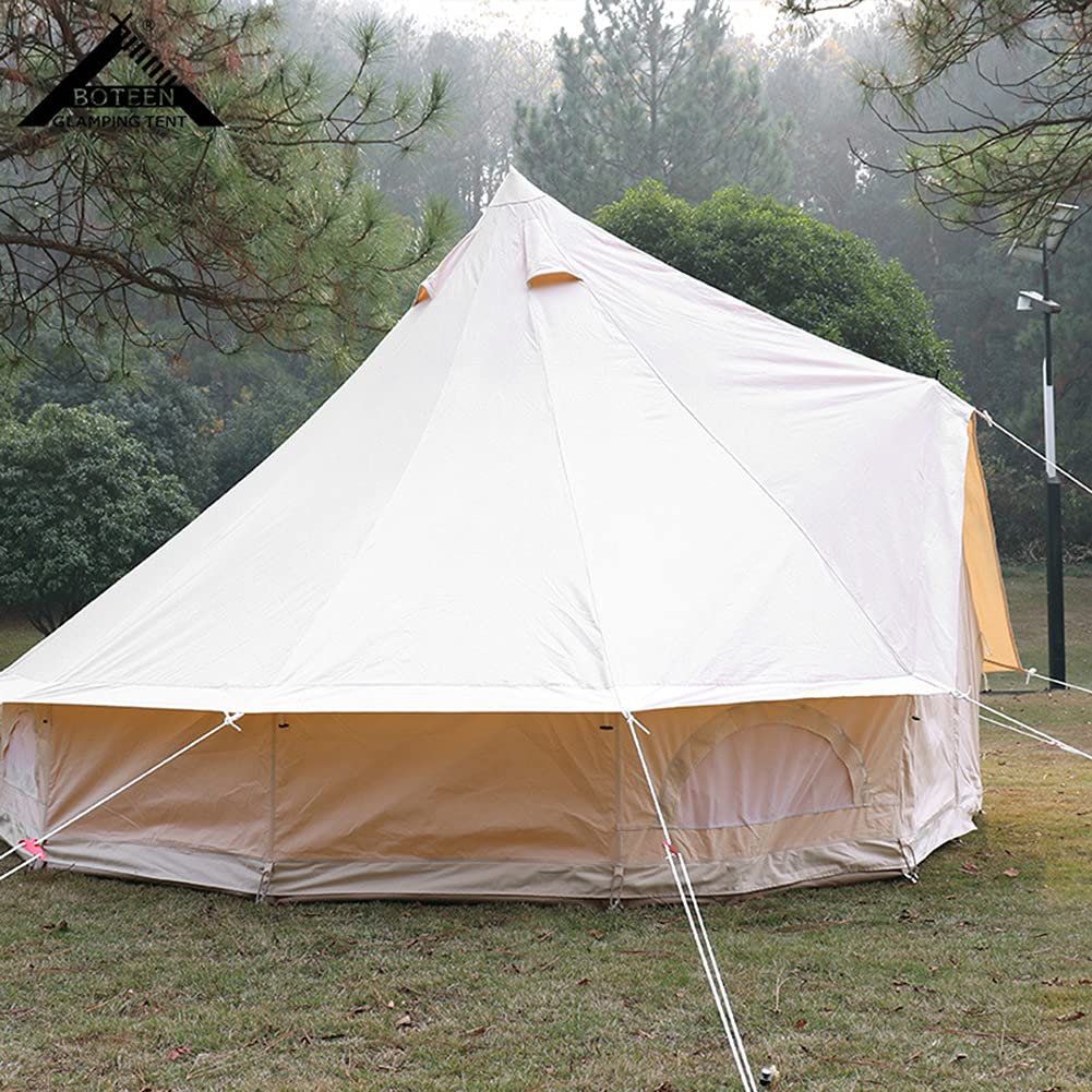 5-8 Person Large Yurt Bell Tent for Family Camping