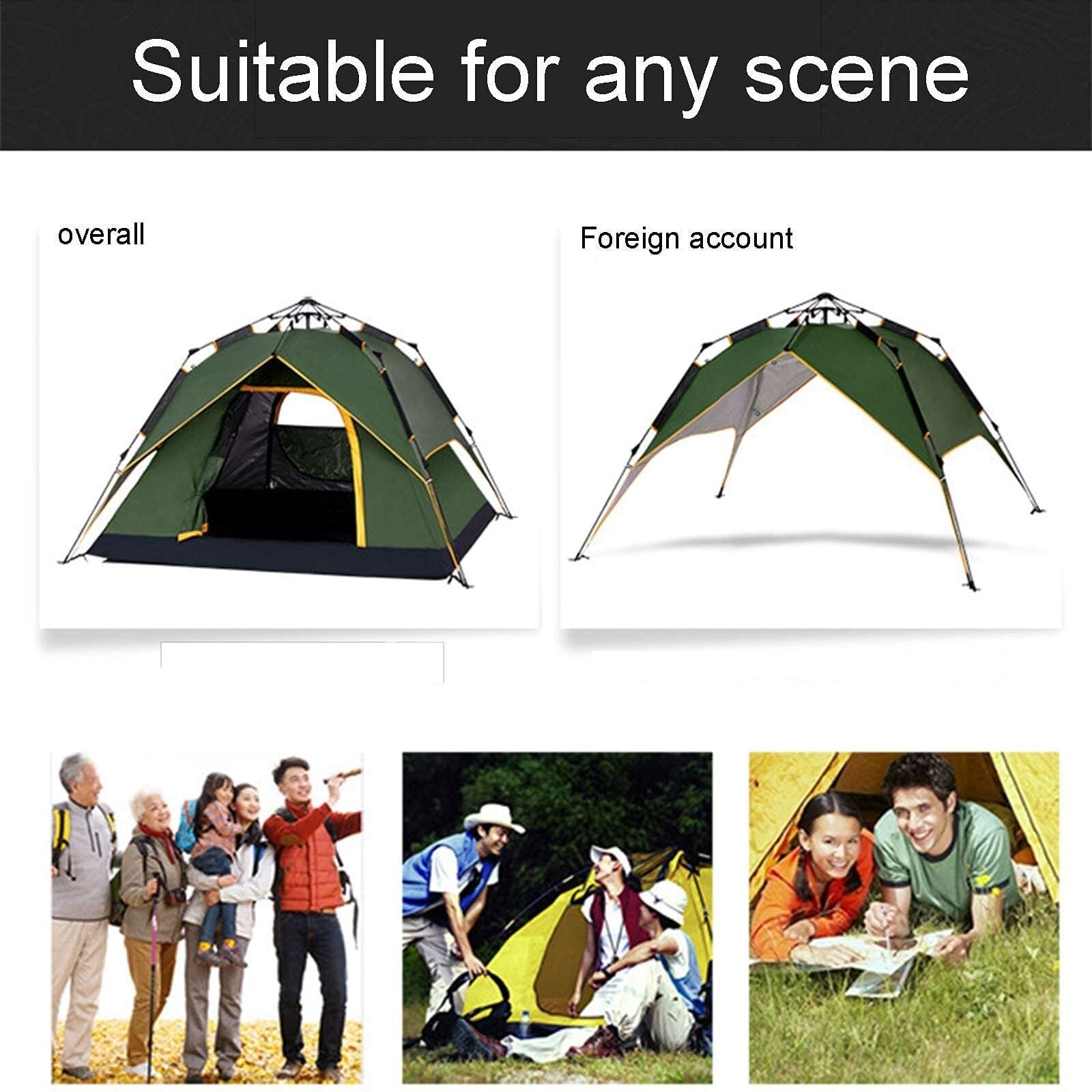 2-Person Compact Waterproof Windproof Camping Tent