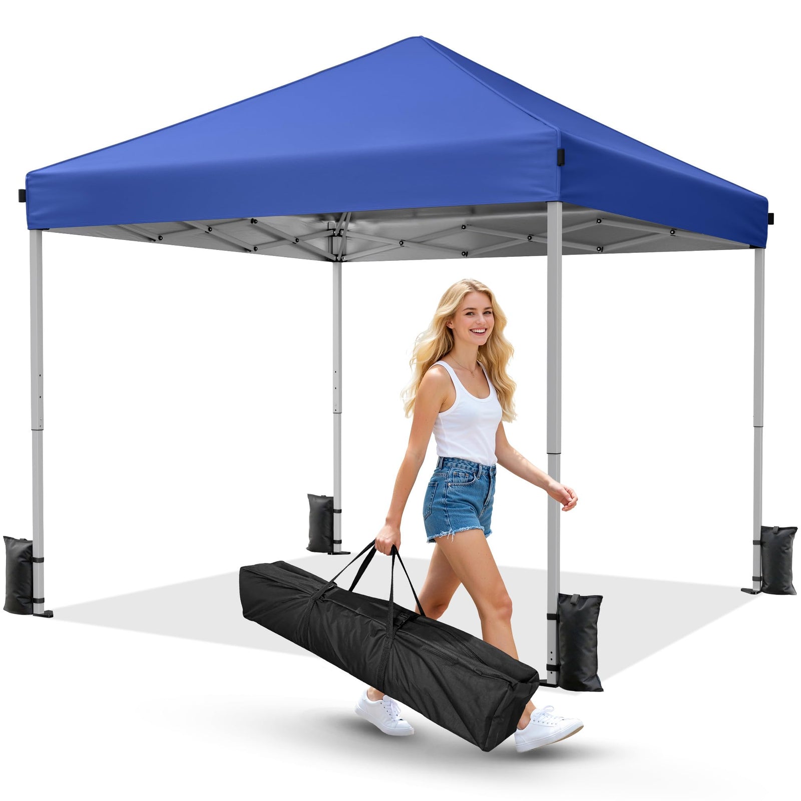 Instant Pop-Up Portable Canopy Tent with Sandbags
