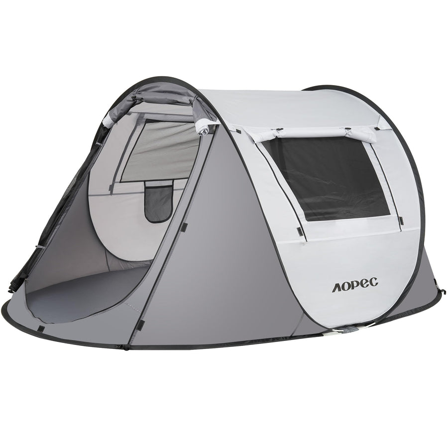 2-6 Person PU4500mm Pop-Up Camping Tent with Porch