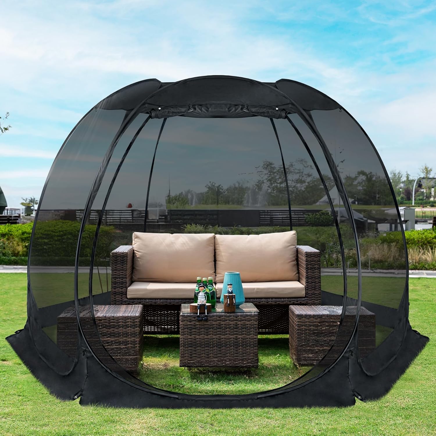 Alvantor Pop-Up Screen House Tent with Mosquito Netting