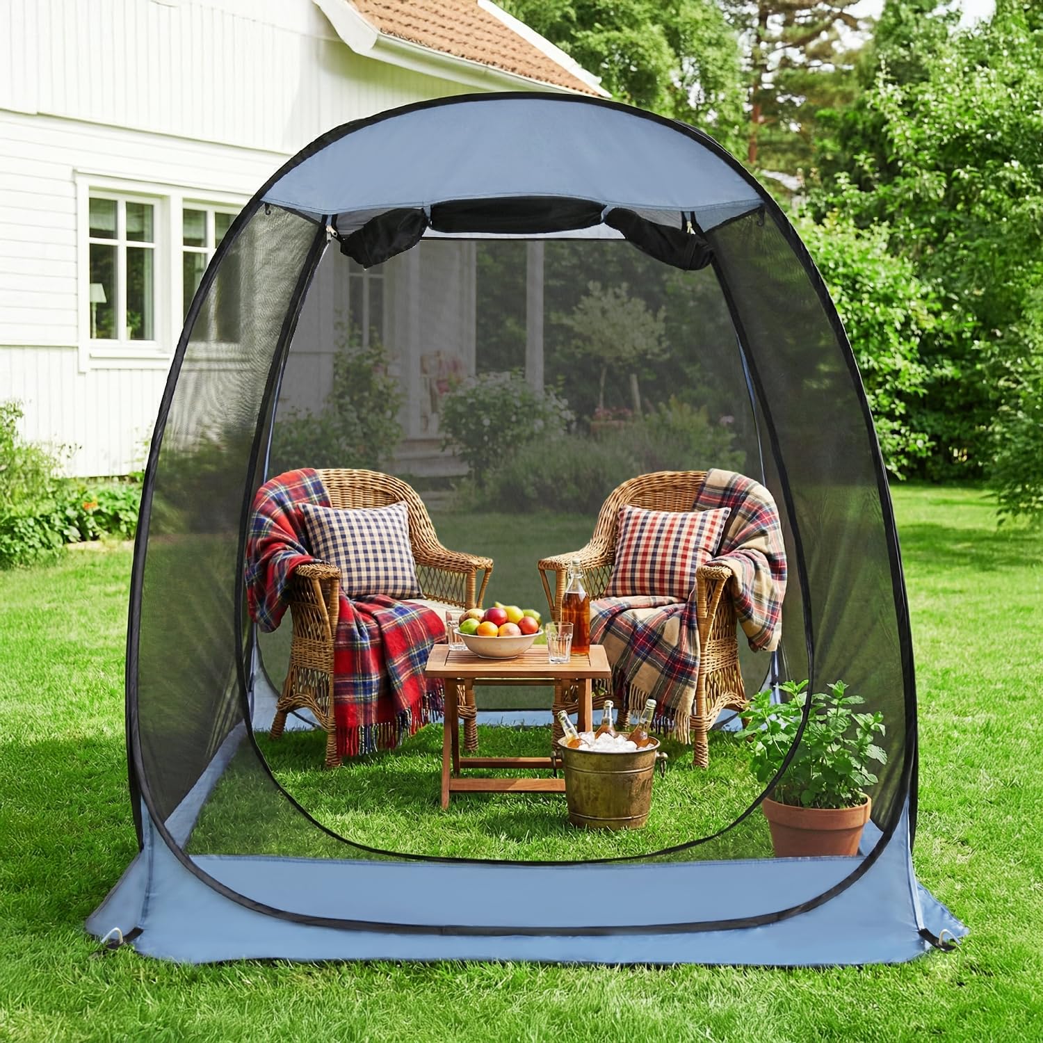 Alvantor Pop-Up Screen House Tent with Mosquito Netting