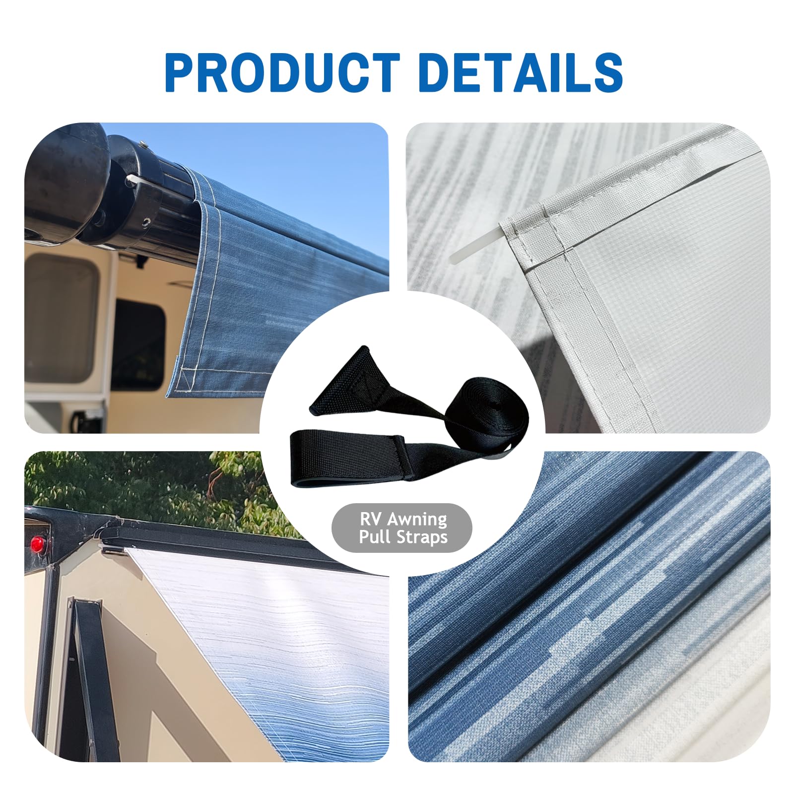 SHADEPLUS Heavy-Duty RV Awning Fabric Replacement