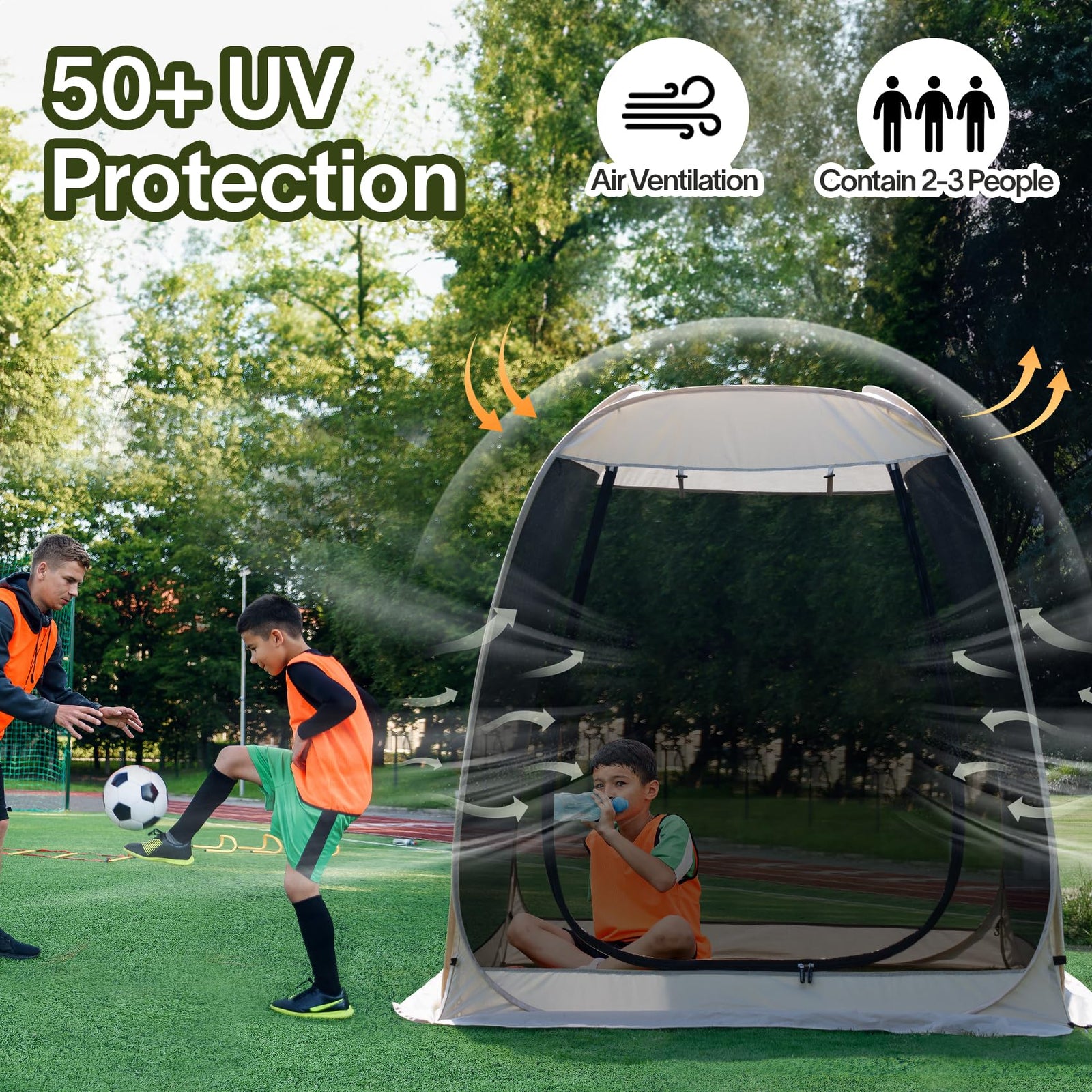 Alvantor Pop-Up Screen House Tent with Mosquito Netting