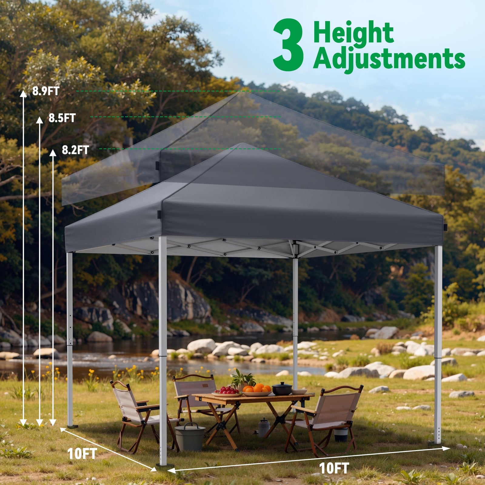 Instant Pop-Up Portable Canopy Tent with Sandbags