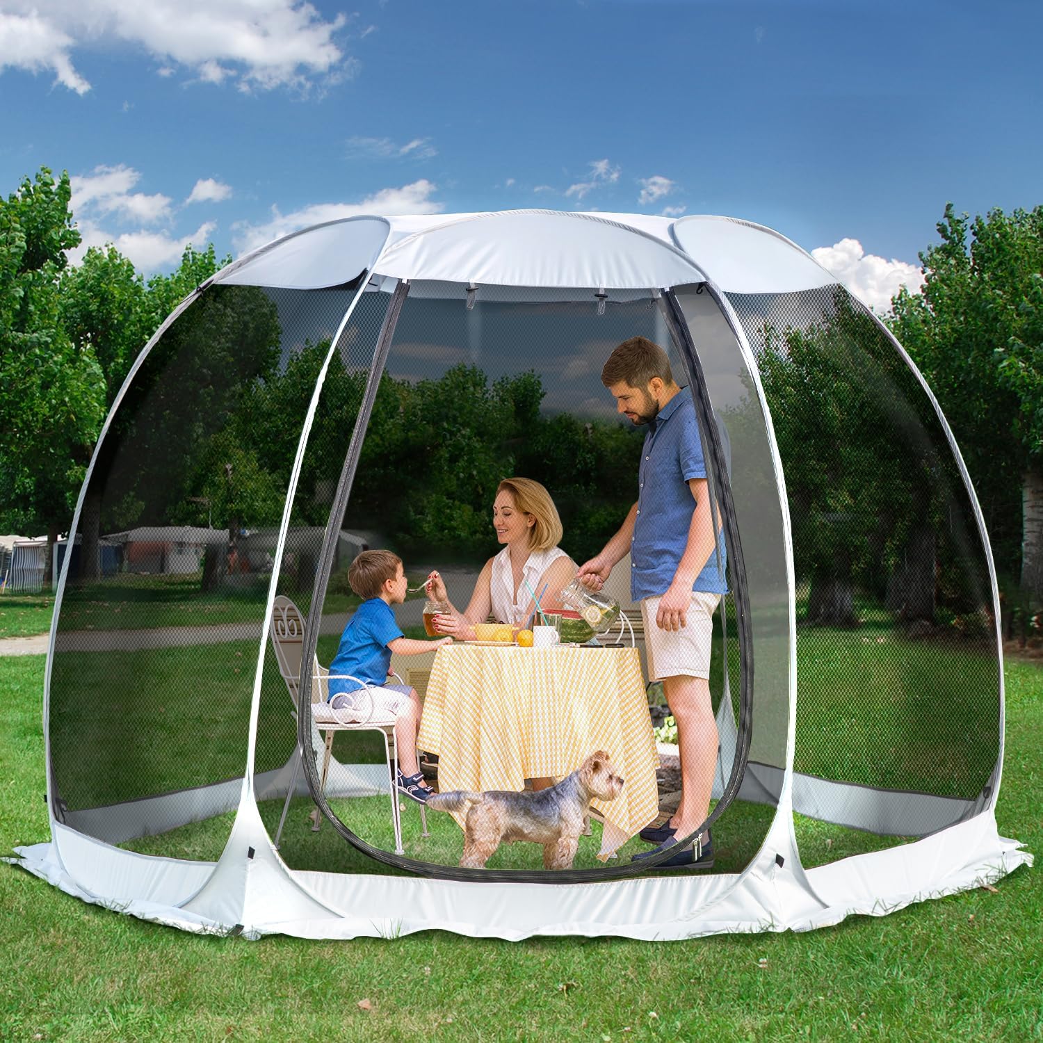 Alvantor Pop-Up Screen House Tent with Mosquito Netting