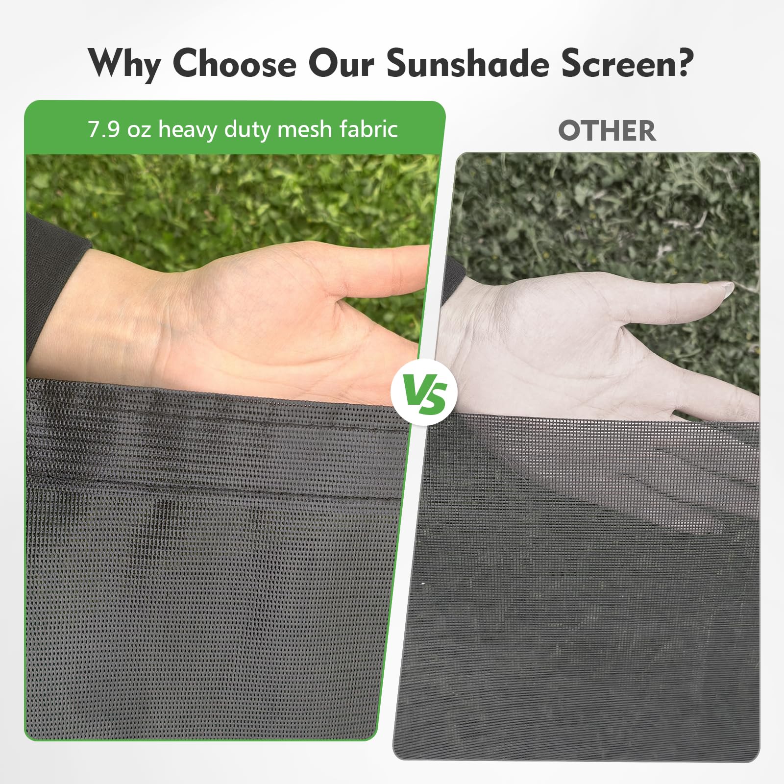SHADEPLUS RV Awning Shade Screen for Outdoor Privacy