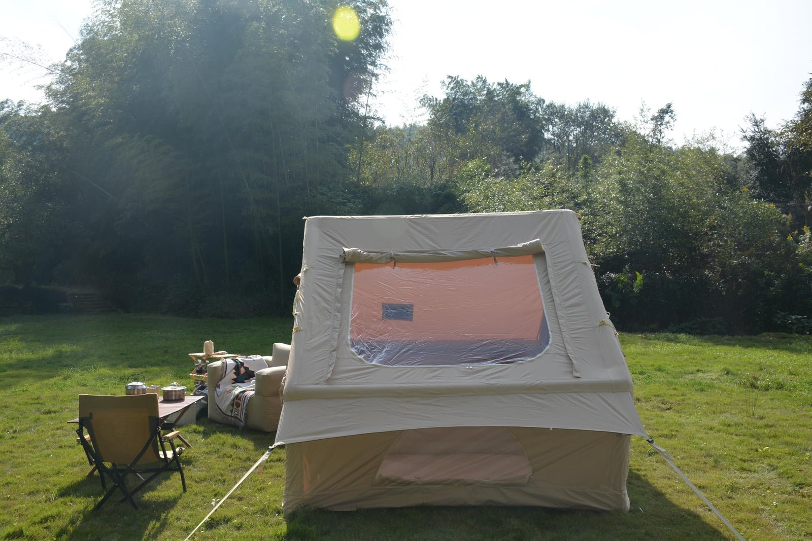 4-6 Person Waterproof Inflatable Camping Tent