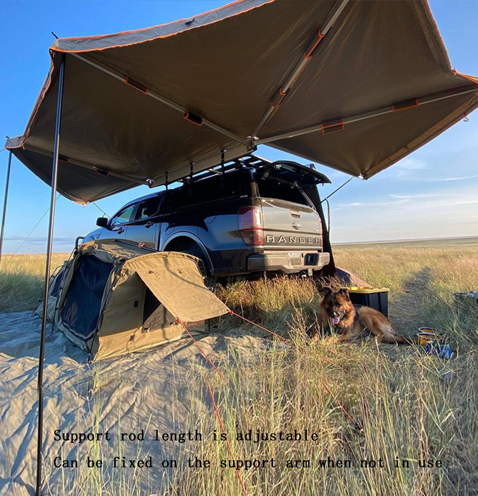 2m 270° Free-Standing SUV Roof Rack Side Awning