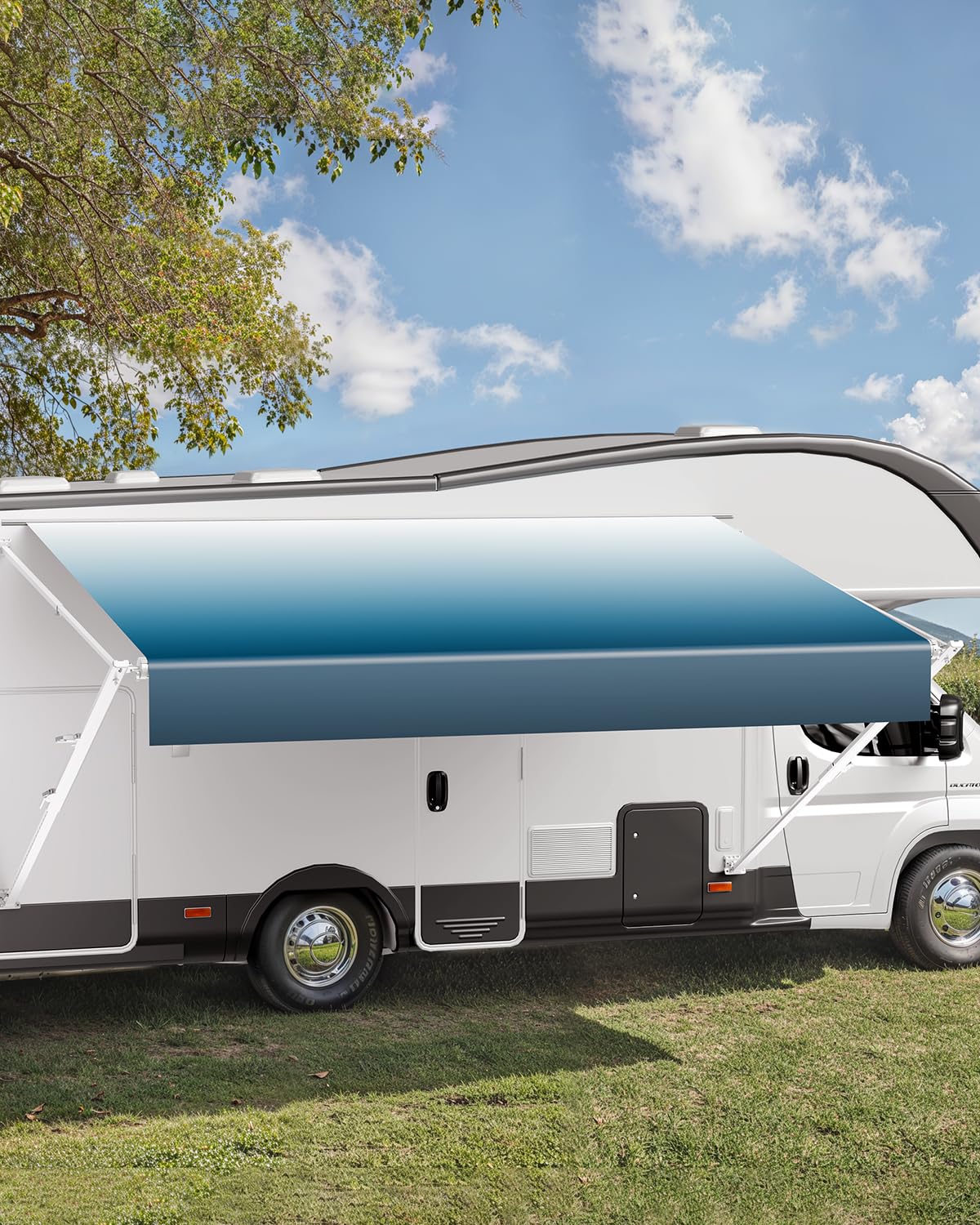 VEVOR Manual RV Awning Complete Kit for Campers