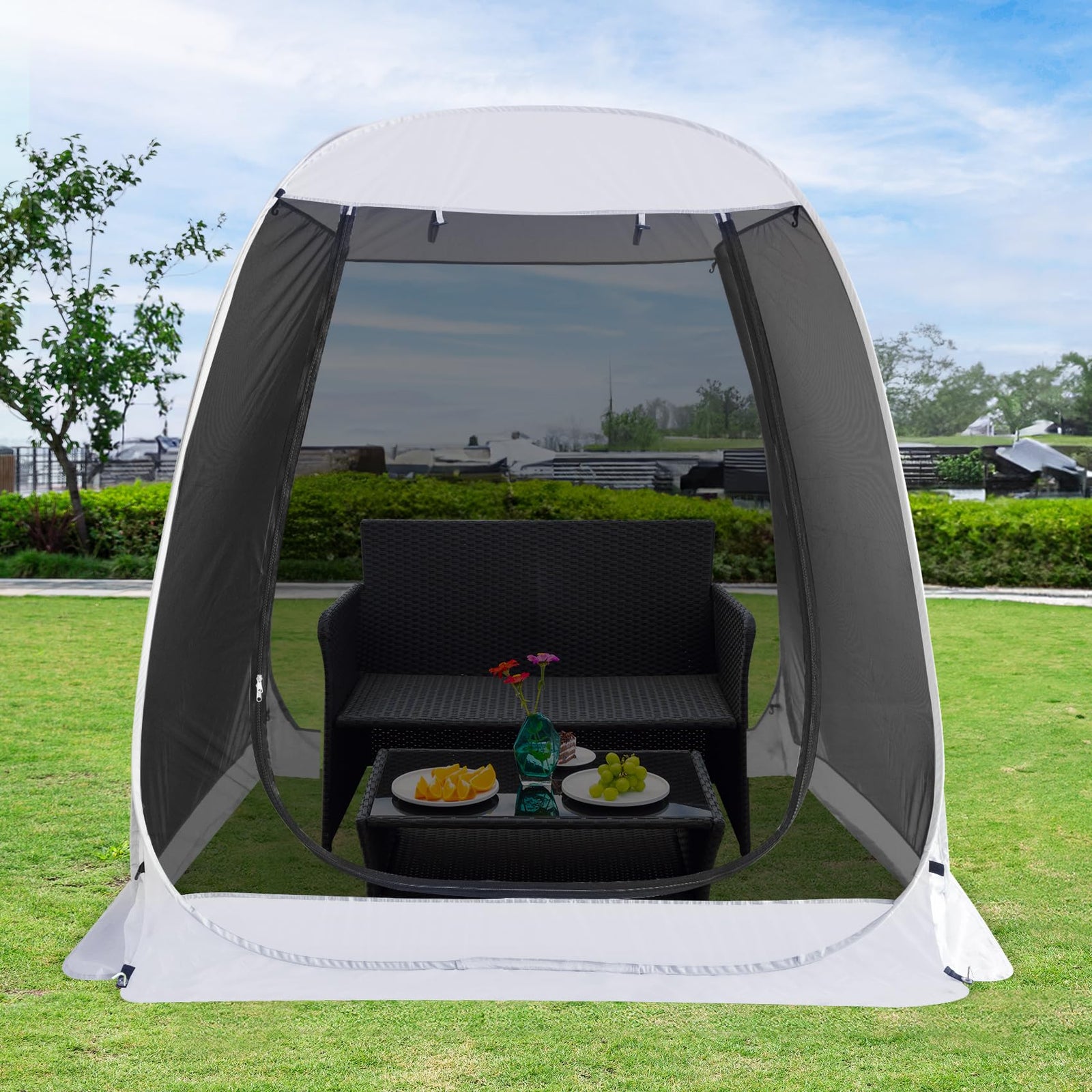 Alvantor Pop-Up Screen House Tent with Mosquito Netting