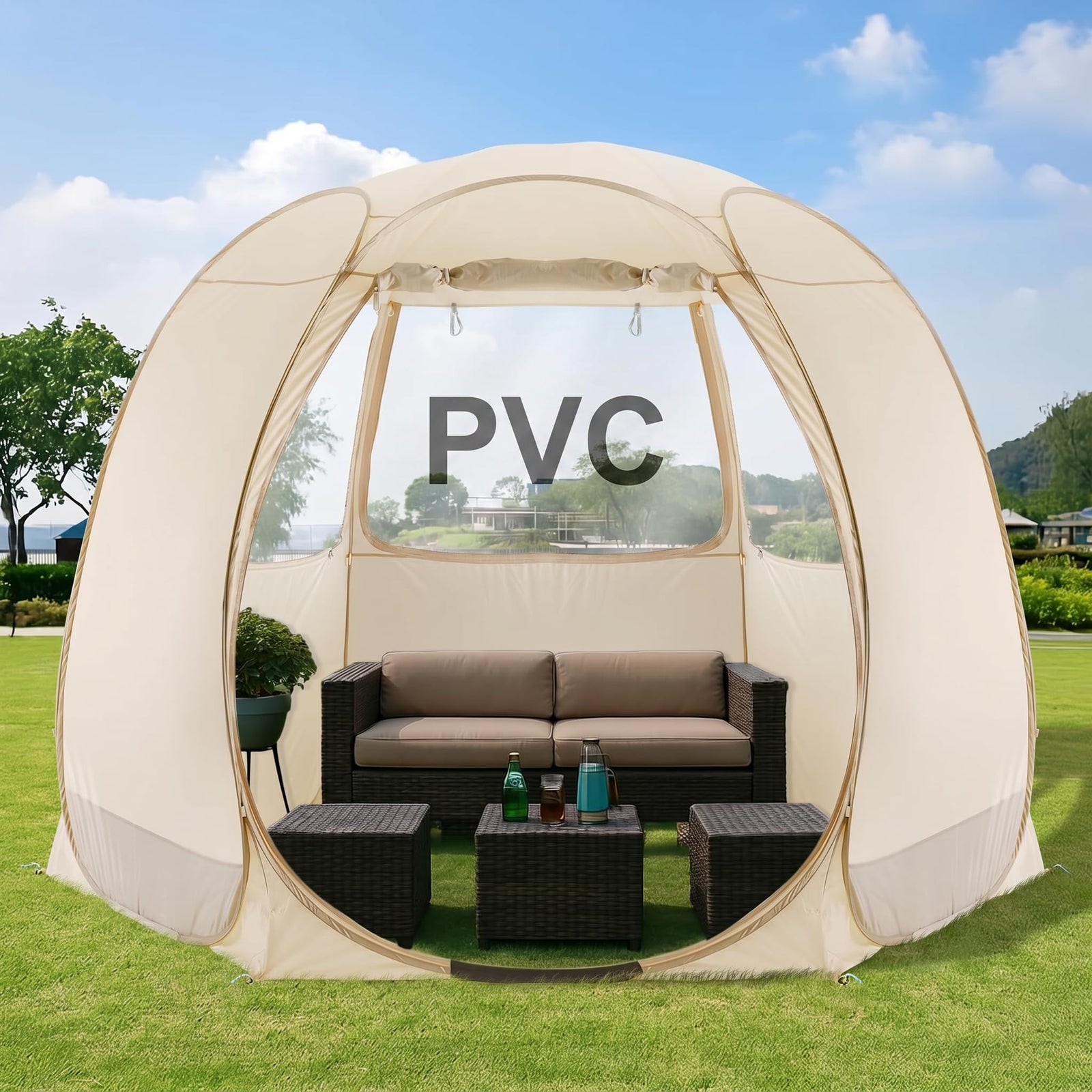 Alvantor Pop-Up Screen House Tent with Mosquito Netting