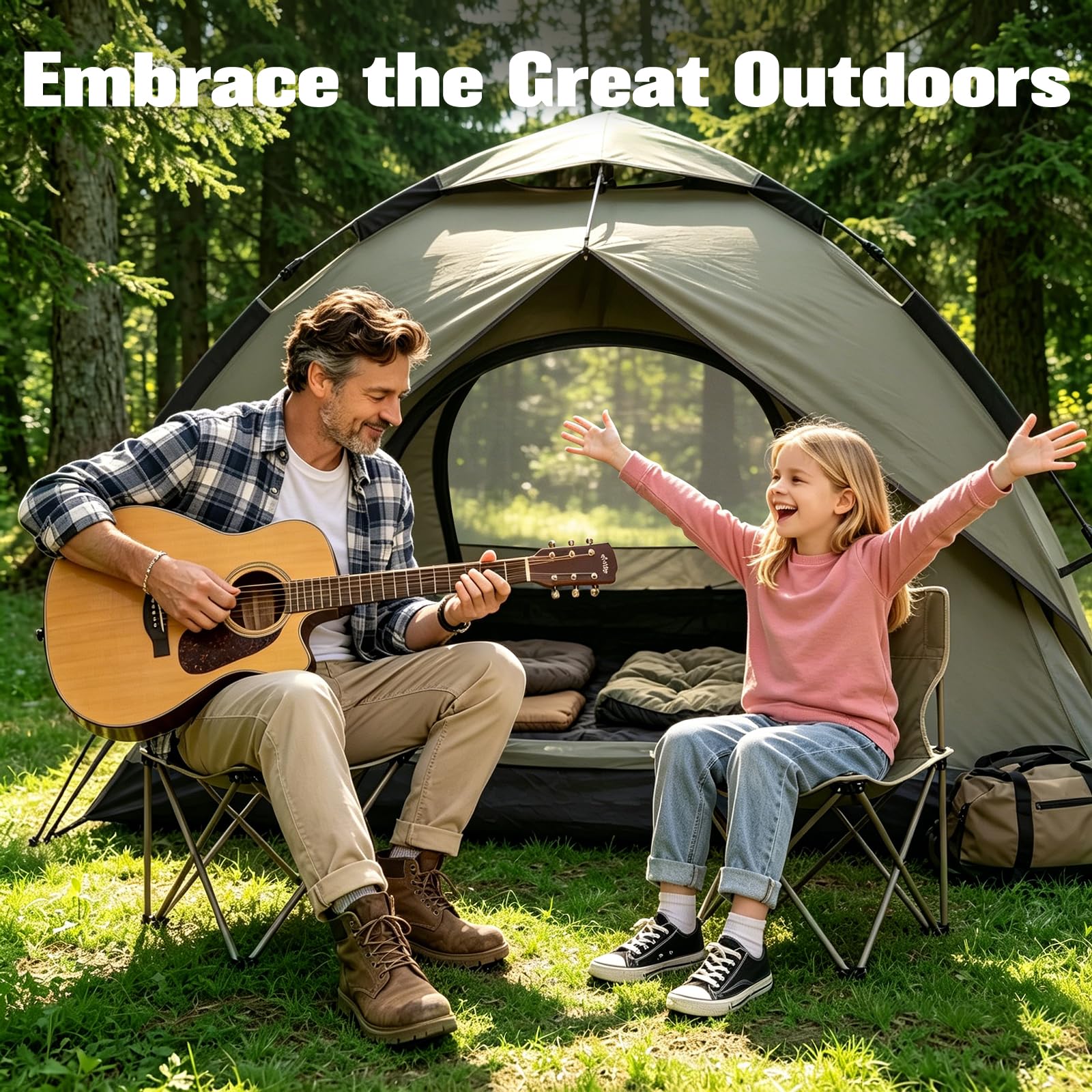 2-4 Person Instant Waterproof Camping Tent with Rainfly