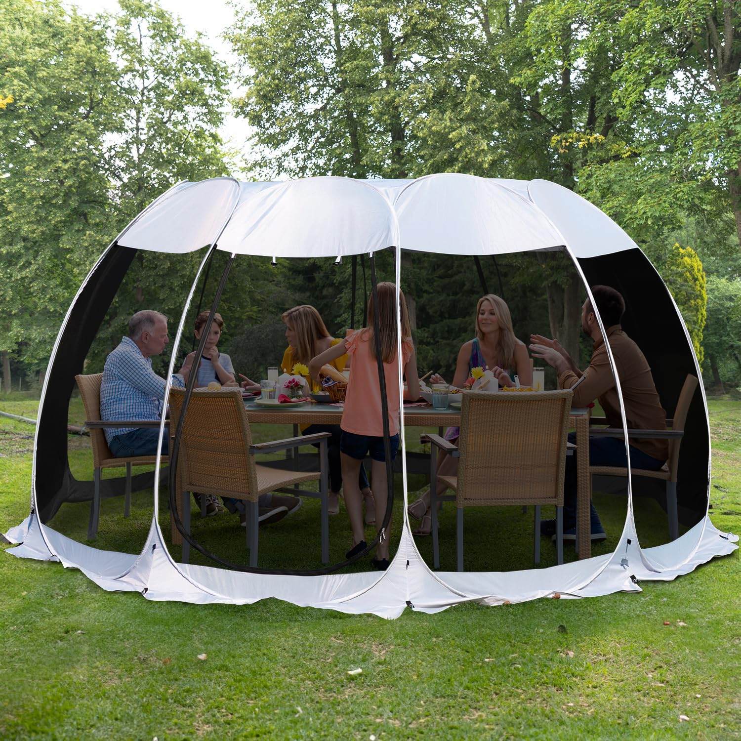 Alvantor Pop-Up Screen House Tent with Mosquito Netting