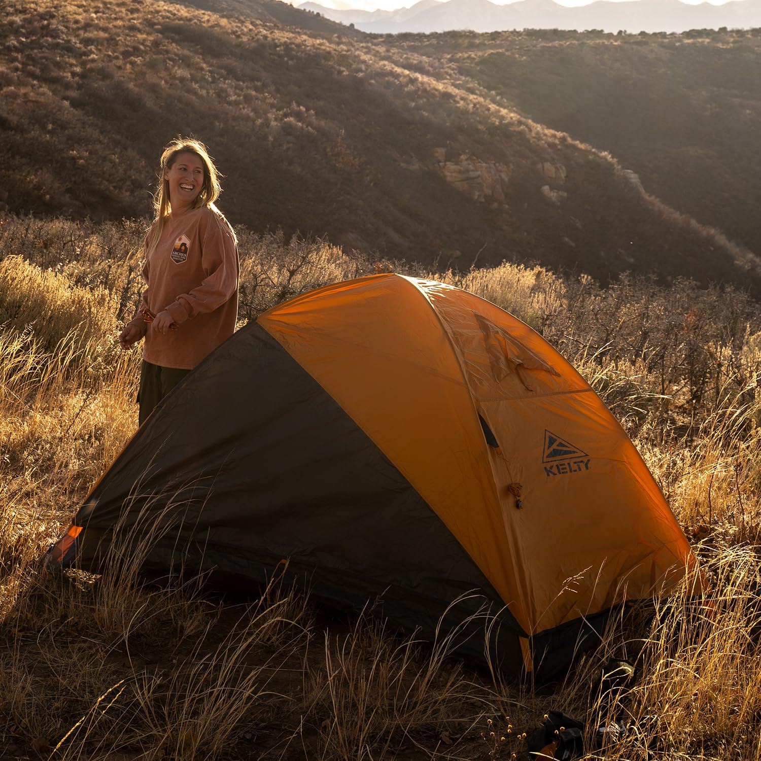 Kelty Grand Mesa 3-Season Backpacking Tent with Vestibule