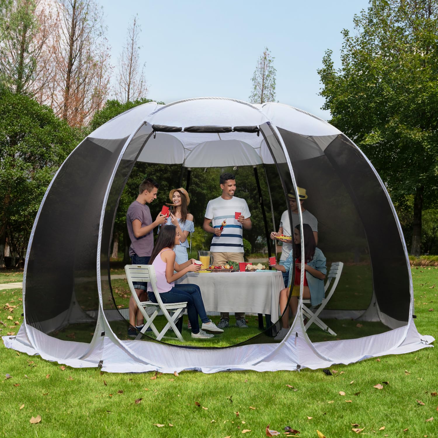 Alvantor Pop-Up Screen House Tent with Mosquito Netting