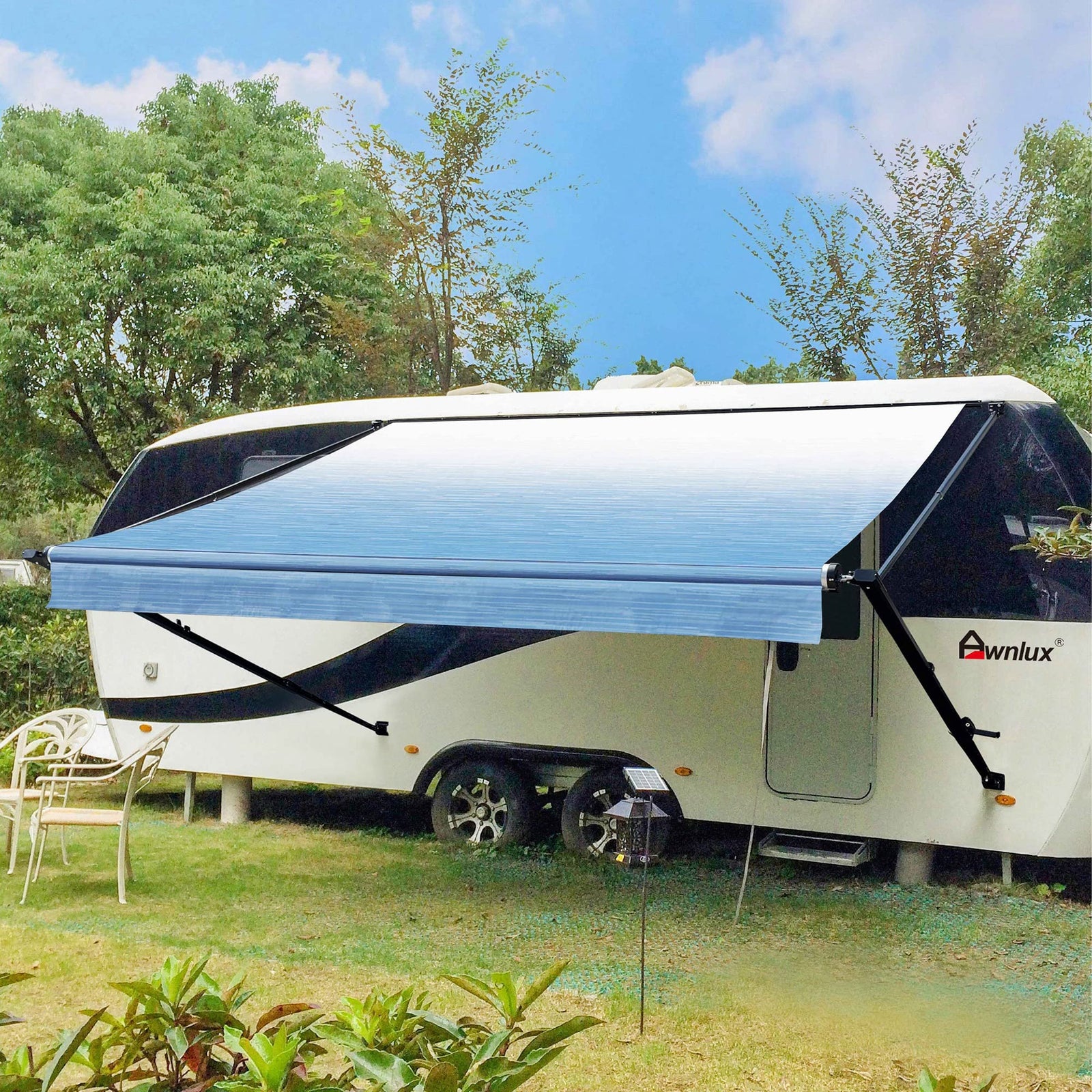 Awnlux Motorized Modular RV Awning for Campers