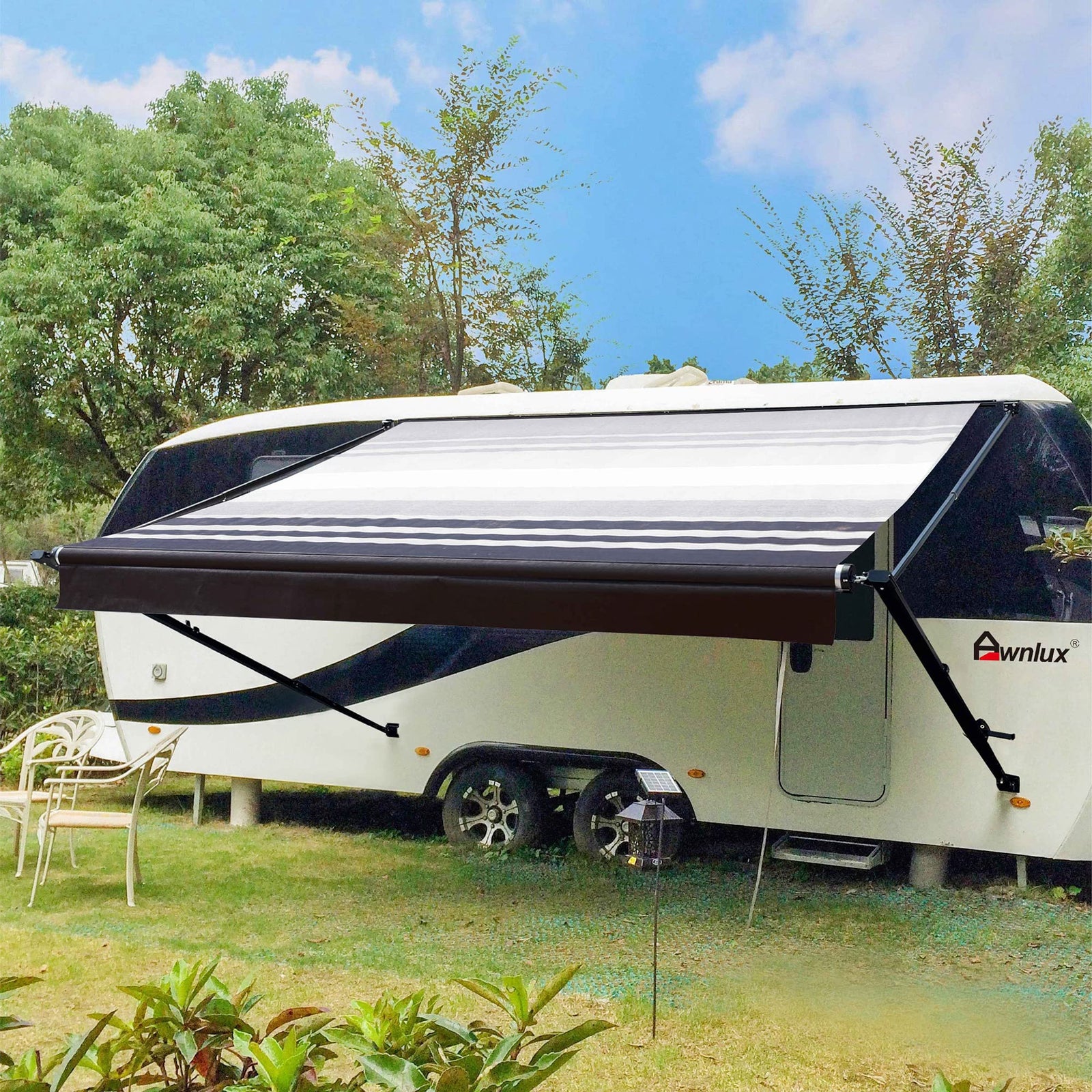 Awnlux Motorized Modular RV Awning for Campers