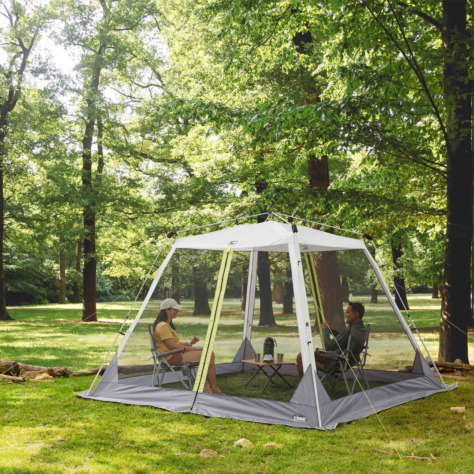 CORE Instant Pop-Up Screen House Canopy with Carry Bag