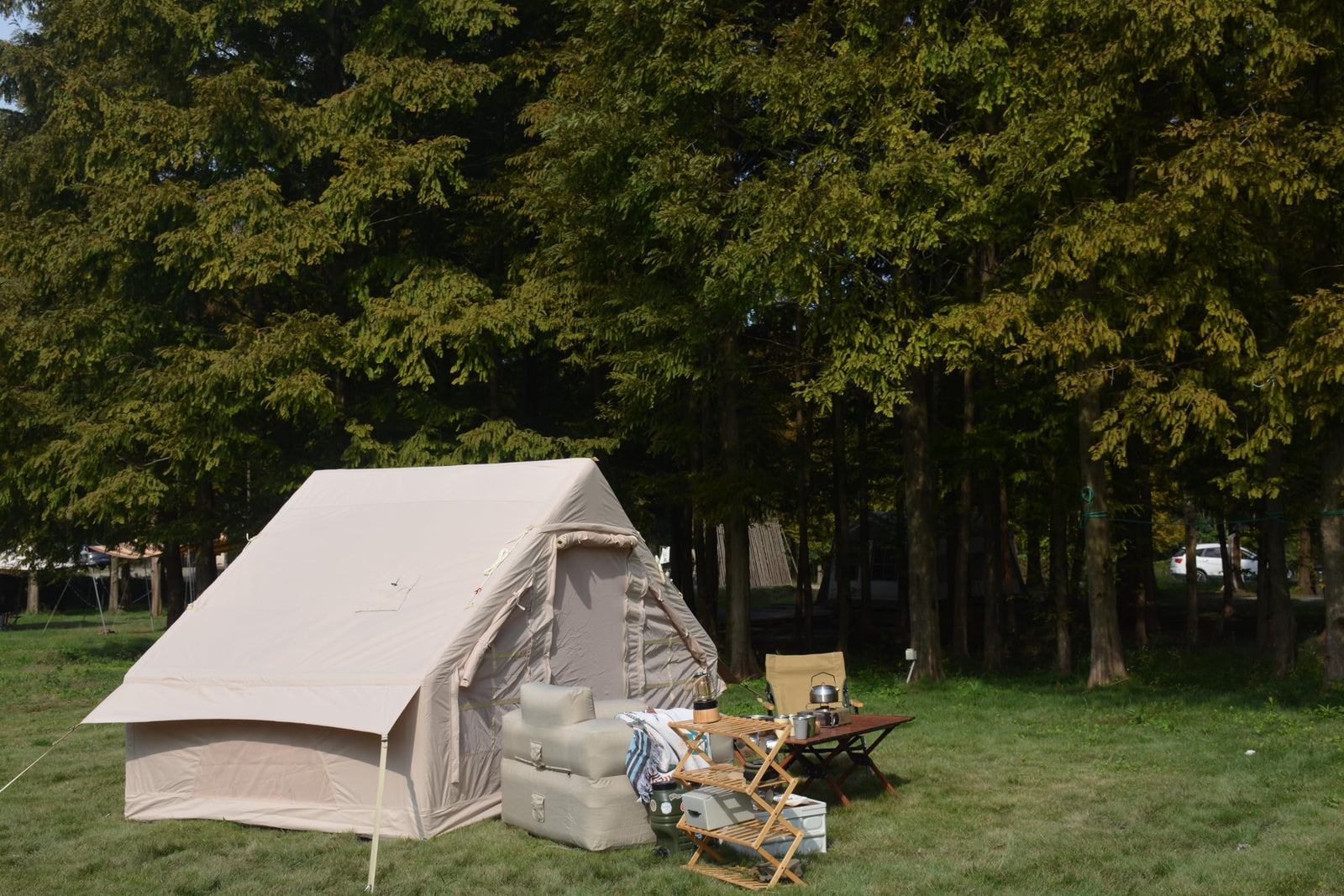 4-6 Person Waterproof Inflatable Camping Tent