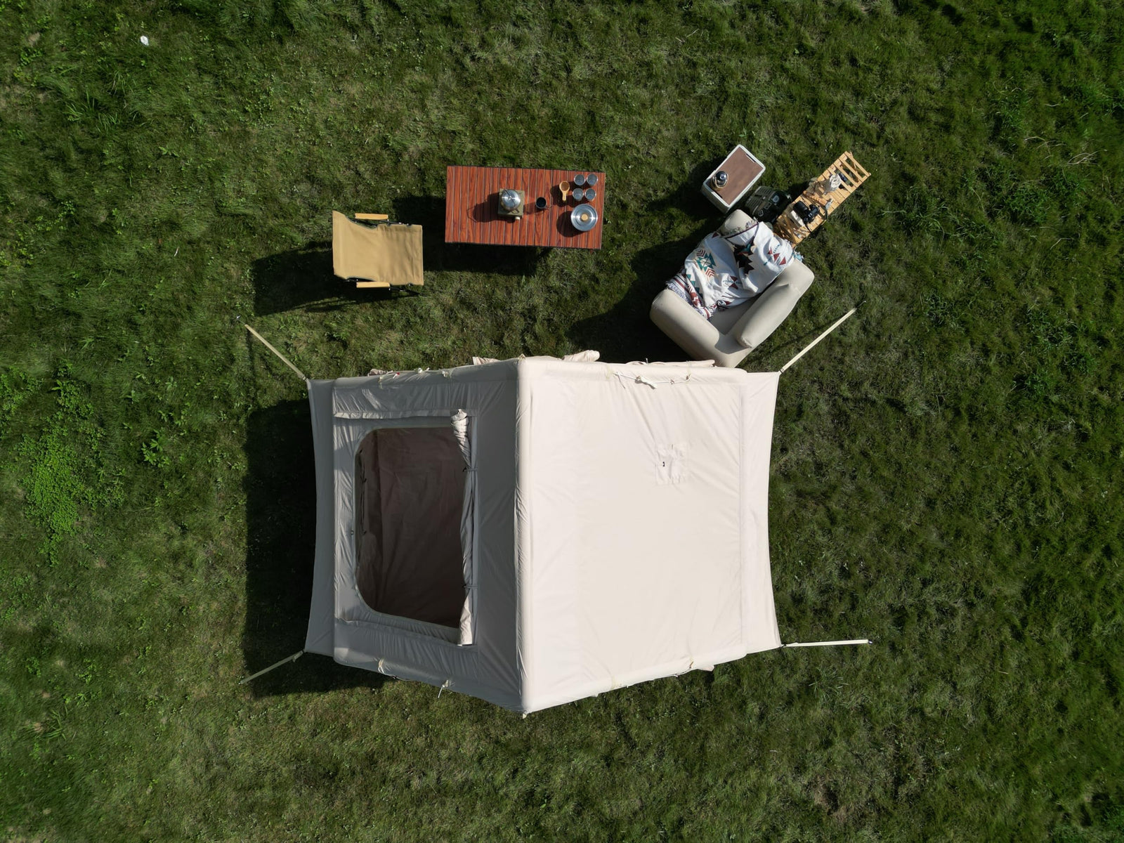 4-6 Person Waterproof Inflatable Camping Tent