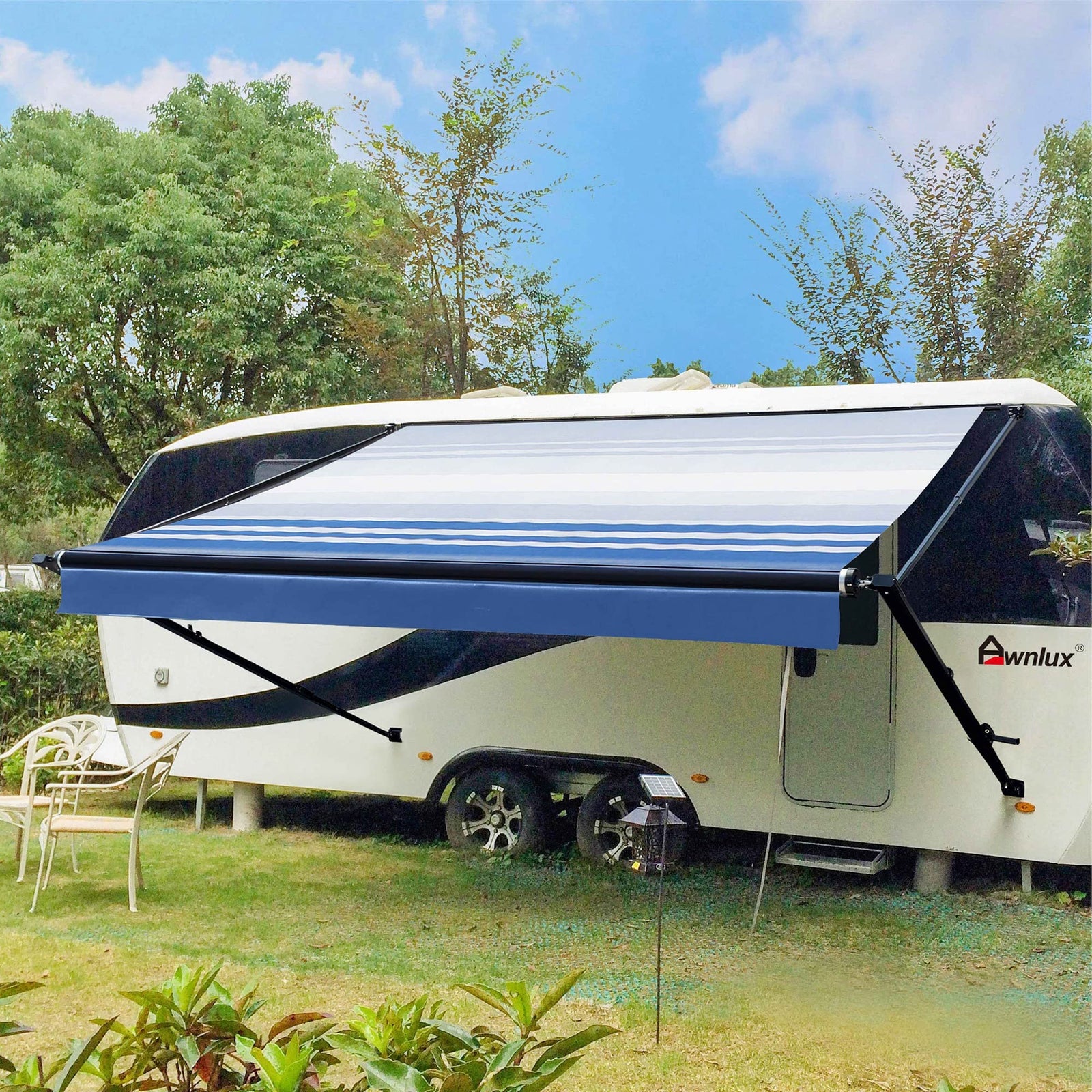 Awnlux Motorized Modular RV Awning for Campers