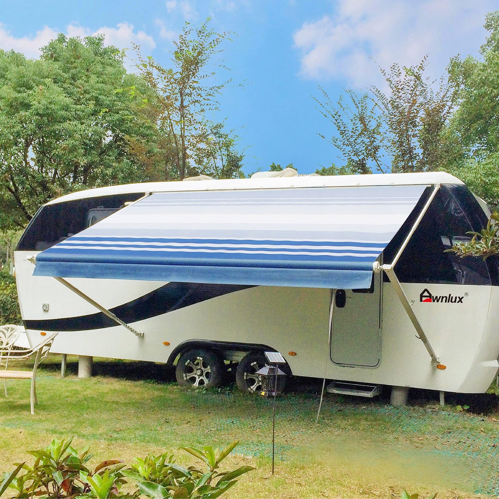 Awnlux Motorized Modular RV Awning for Campers