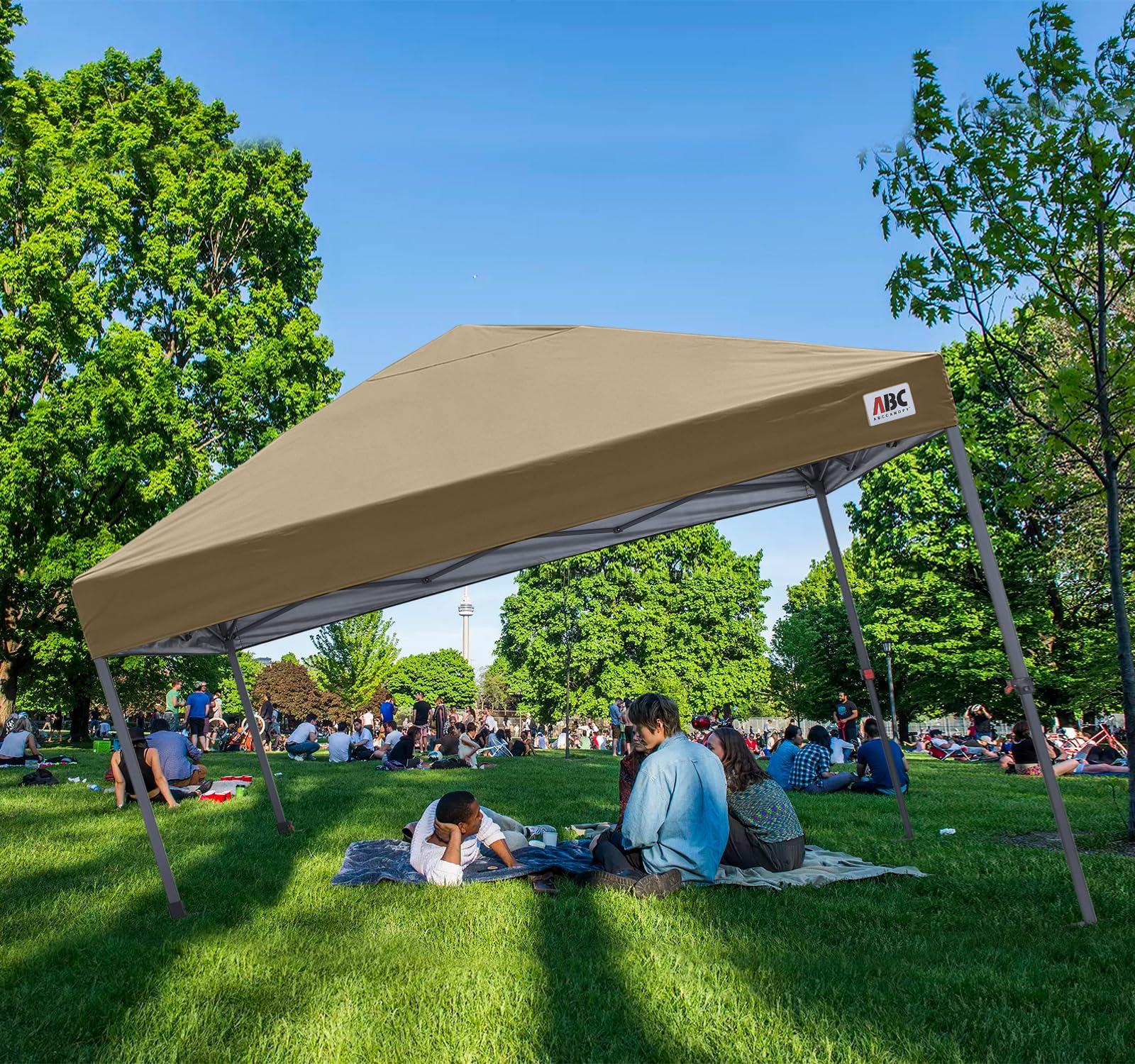 10x10 Heavy-Duty Pop-Up Canopy Tent with Sandbags