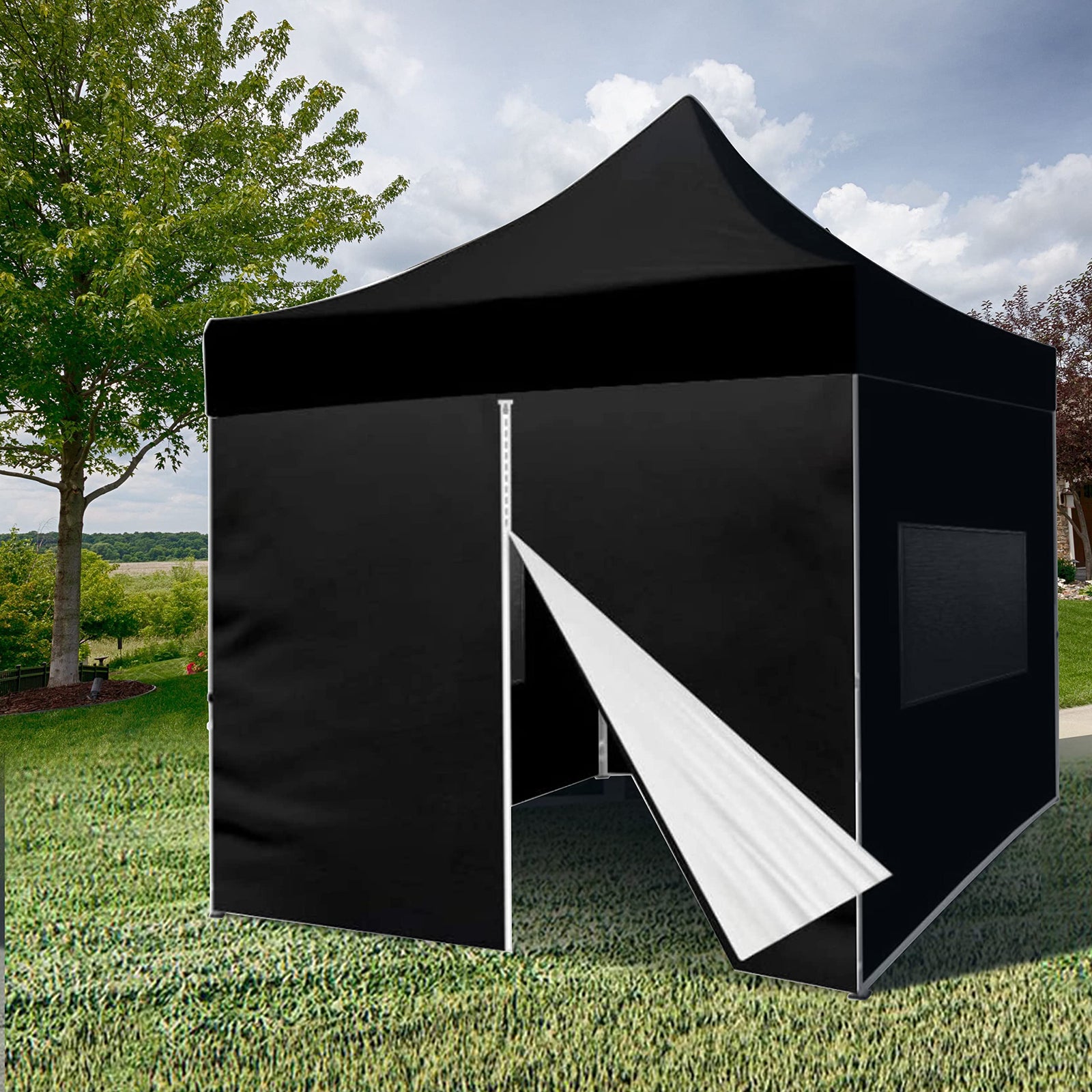 10x10 Pop-Up Privacy Canopy Tent with Sidewalls